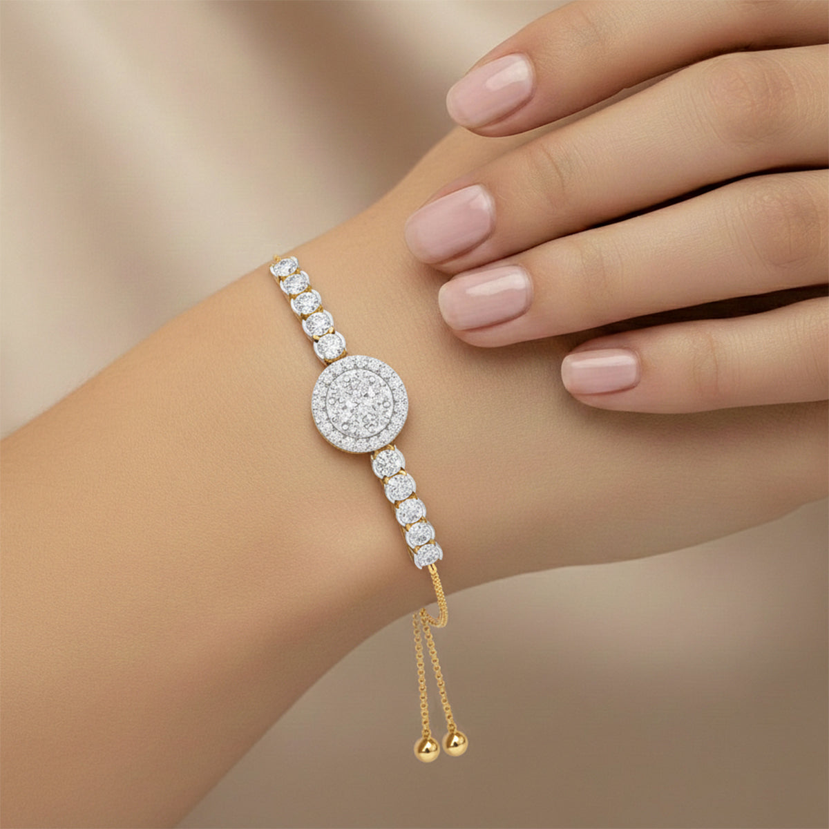 2.45 Carat Fashion Bracelet 14K
