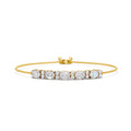 1.72 Carat Oval Shaped Fashion Bracelet 14K