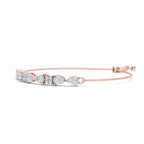1.52 Carat Pear Shaped Fashion Bracelet 14K - Rose Gold