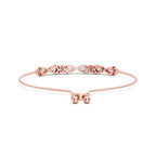 1.52 Carat Pear Shaped Fashion Bracelet 14K - Rose Gold