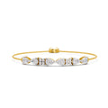 1.52 Carat Pear Shaped Fashion Bracelet 14K