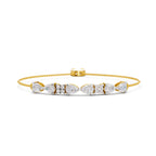 1.52 Carat Pear Shaped Fashion Bracelet 14K