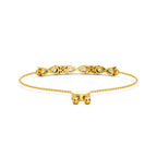 1.52 Carat Pear Shaped Fashion Bracelet 14K