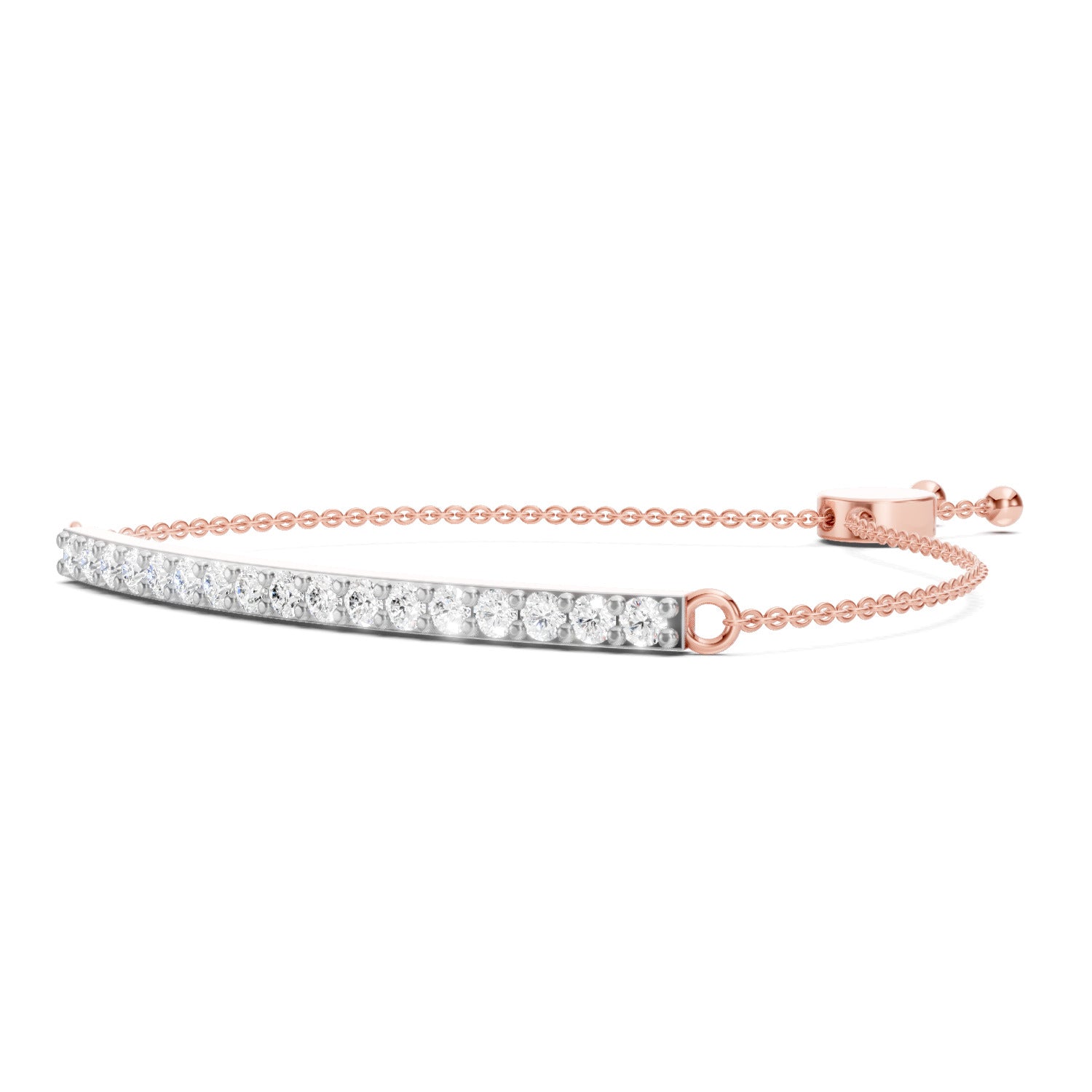 1.33 Carat Fashion Bracelet 14K - Rose Gold