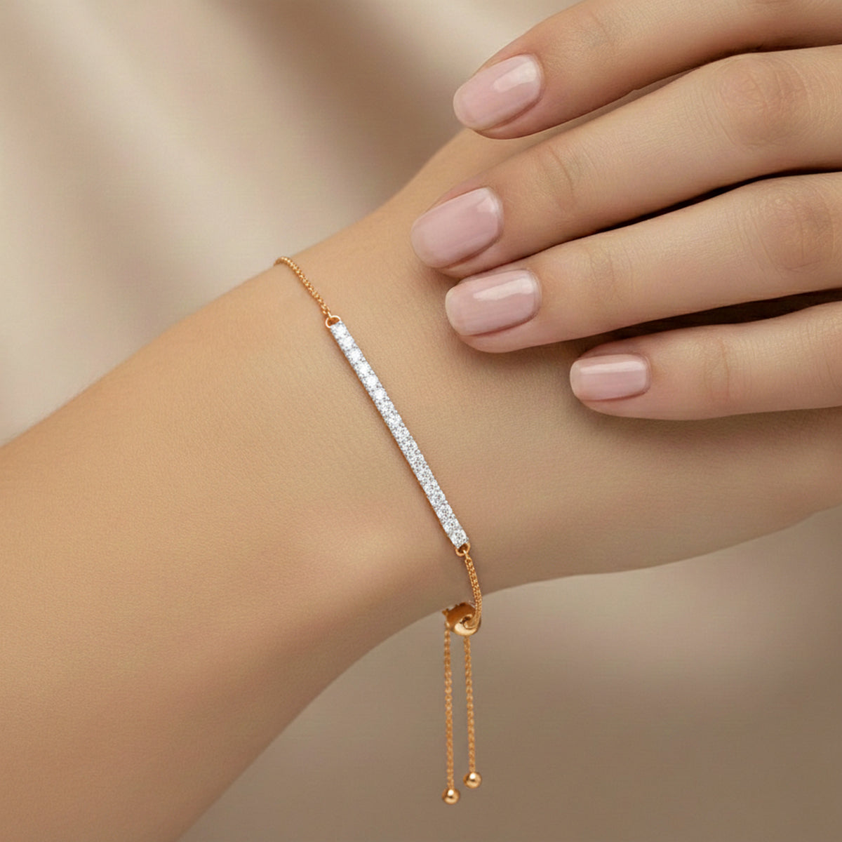 1.33 Carat Fashion Bracelet 14K - Rose Gold