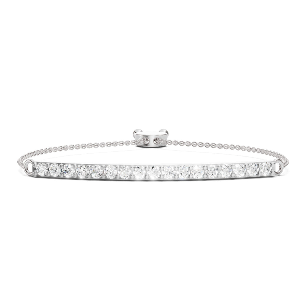 1.33 Carat Fashion Bracelet 14K - White Gold