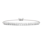 1.33 Carat Fashion Bracelet 14K - White Gold