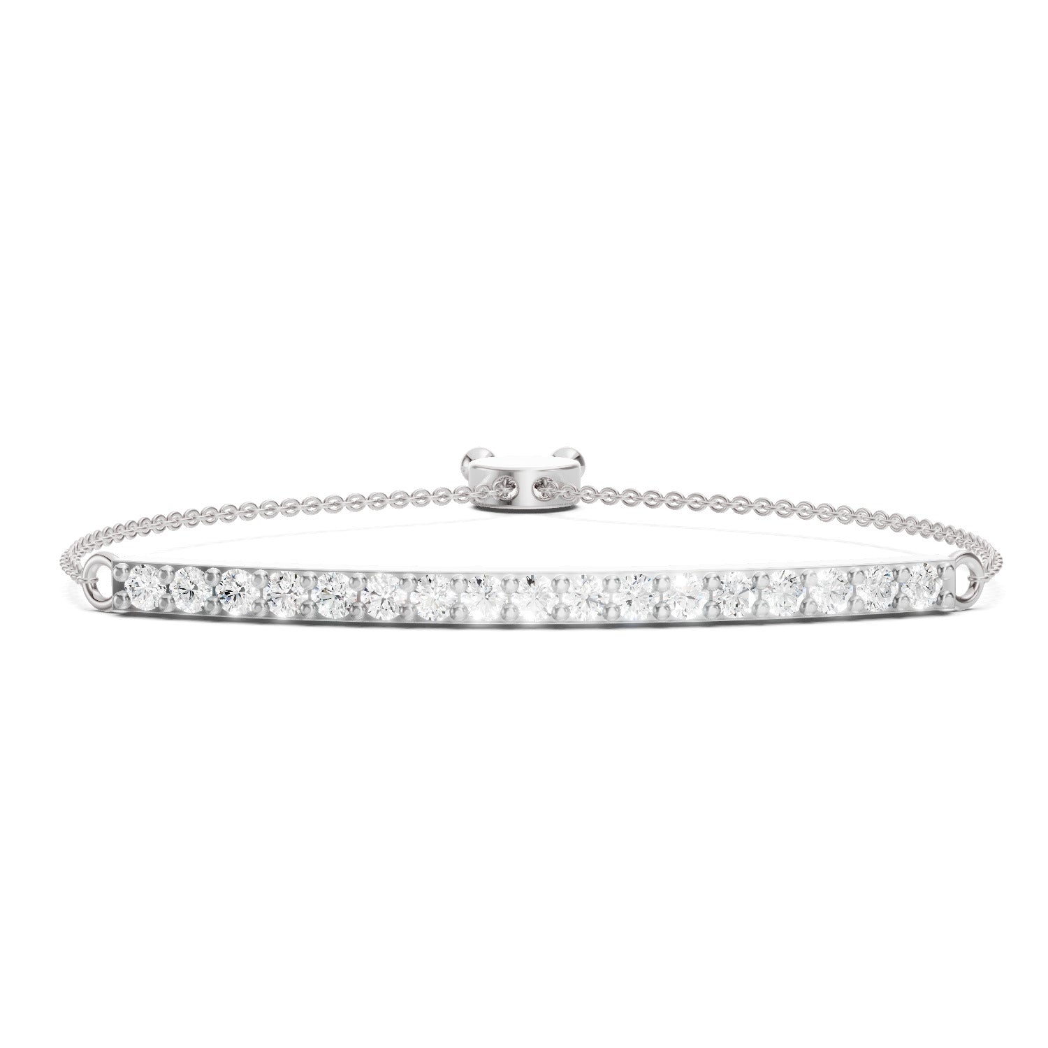 1.33 Carat Fashion Bracelet 14K - White Gold