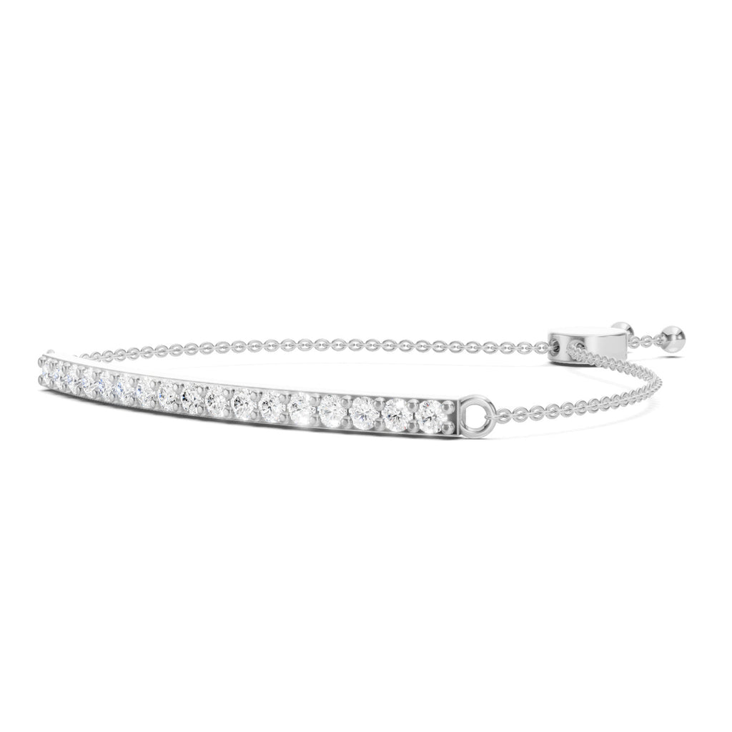 1.33 Carat Fashion Bracelet 14K - White Gold