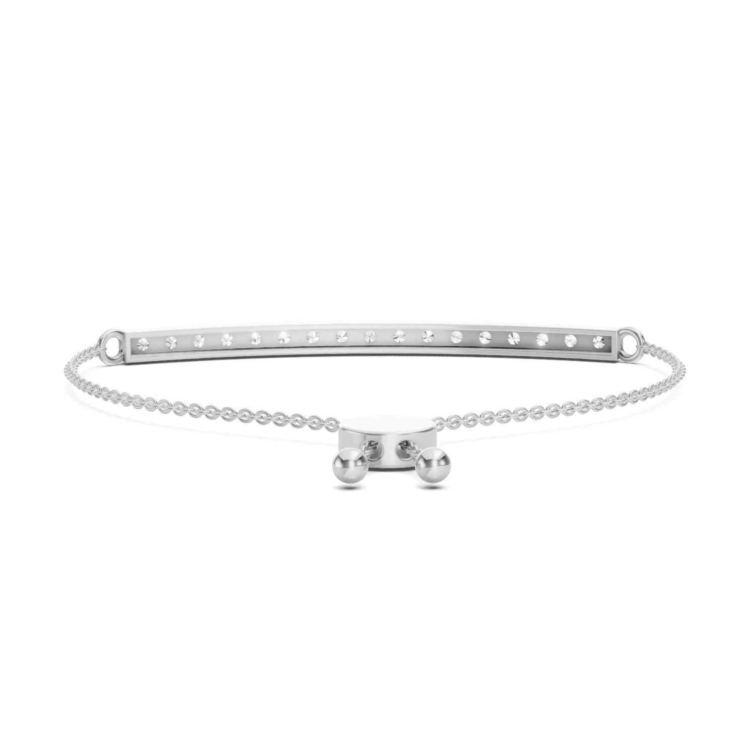 1.33 Carat Fashion Bracelet 14K - White Gold