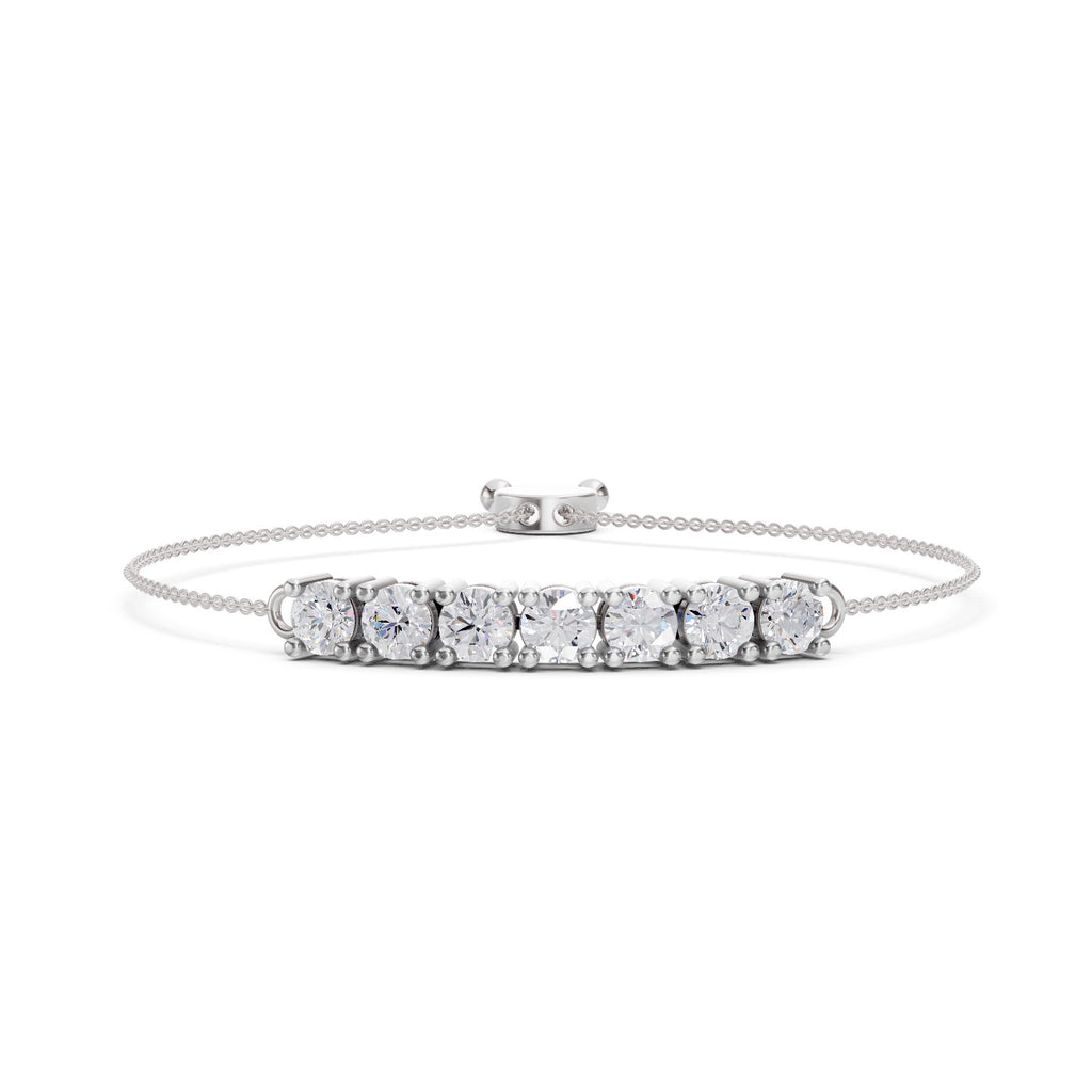 1.72 Carat Fashion Bracelet 14K - White Gold