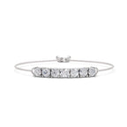 1.72 Carat Fashion Bracelet 14K - White Gold