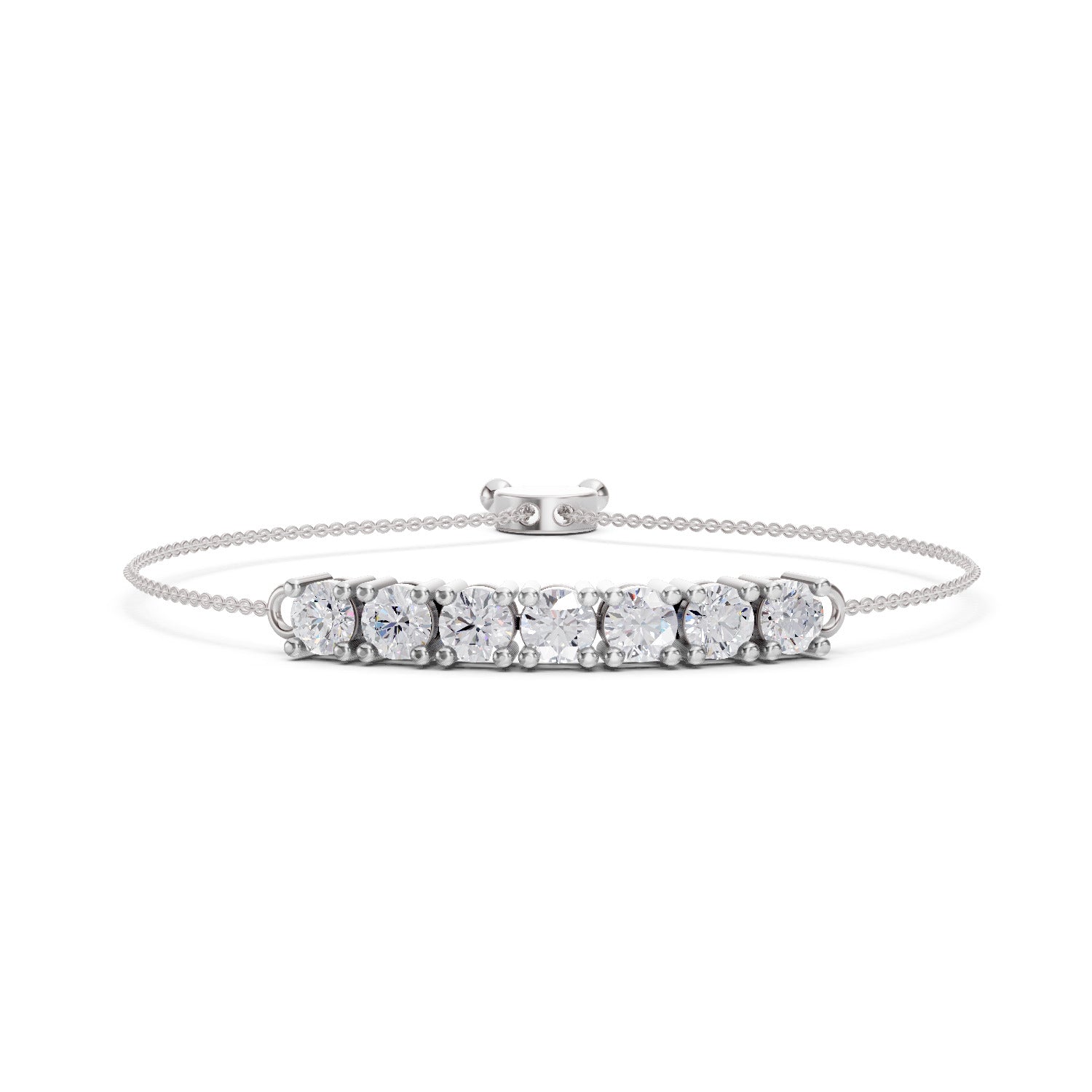 1.72 Carat Fashion Bracelet 14K - White Gold