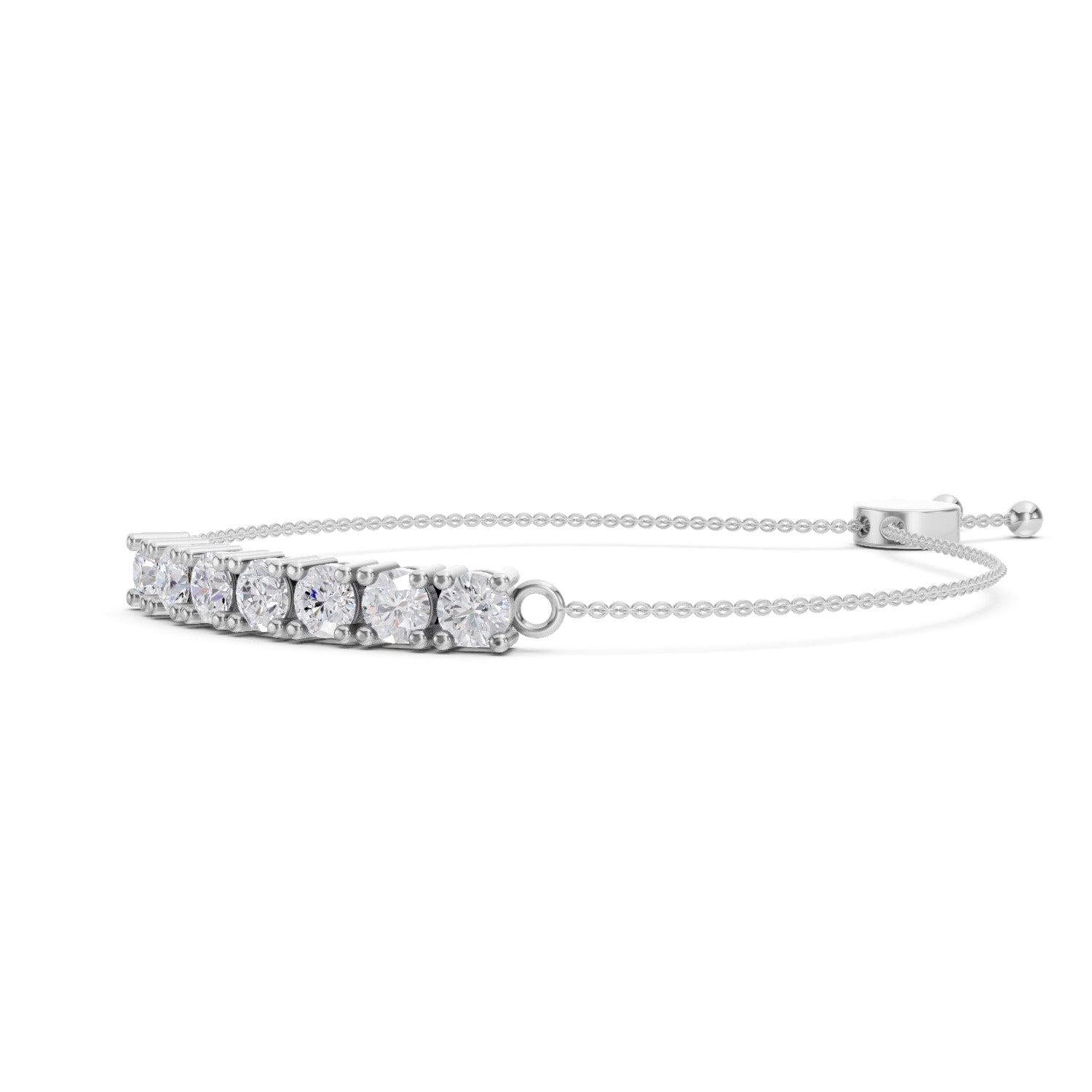 1.72 Carat Fashion Bracelet 14K - White Gold