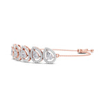 2.05 Carat Pear Shaped Fashion Bracelet 14K - Rose Gold