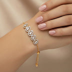 2.05 Carat Pear Shaped Fashion Bracelet 14K