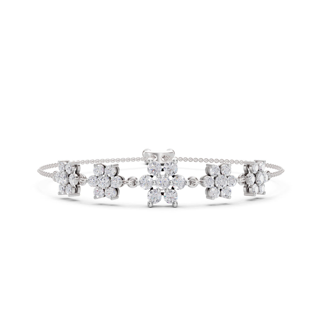 1.67 Carat Fashion Bracelet 14K - White Gold