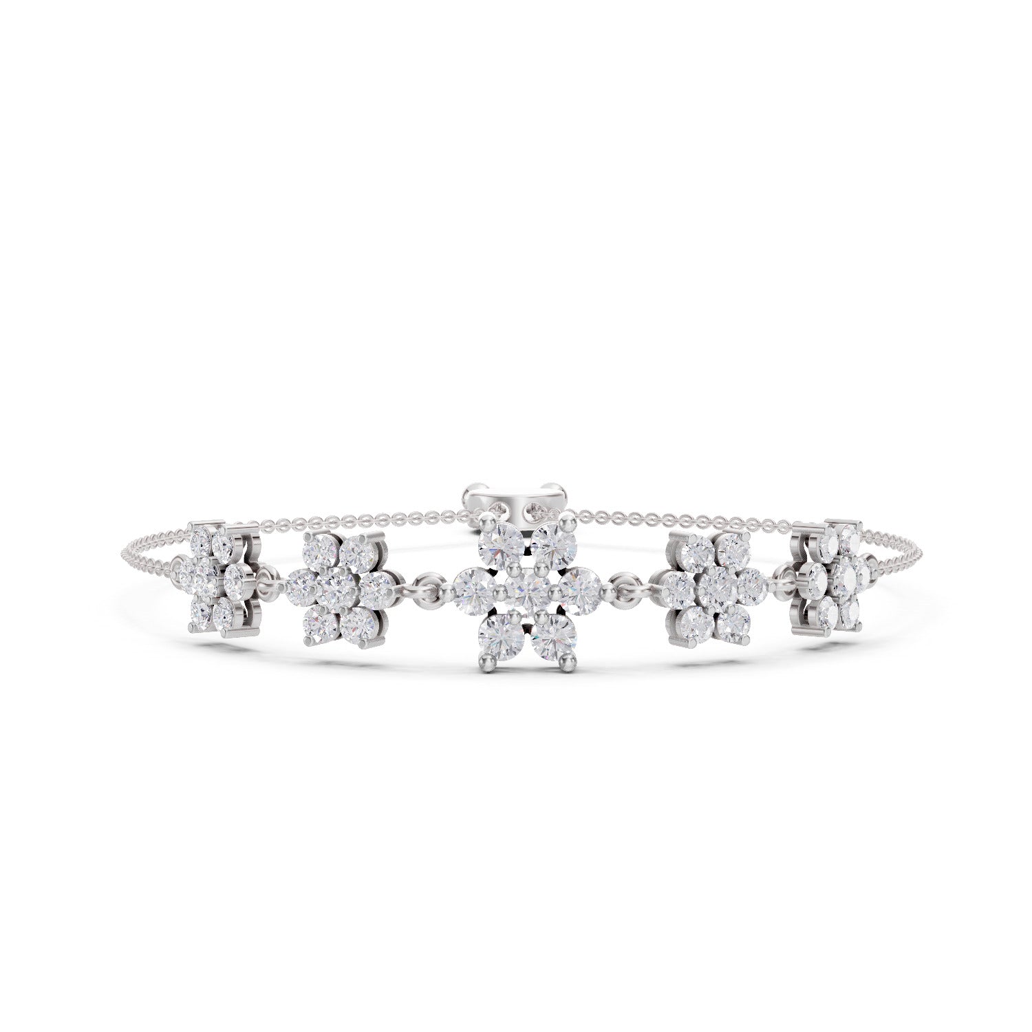 1.67 Carat Fashion Bracelet 14K - White Gold