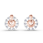 0.10 Ct Earrings 14K - Rose Gold