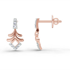 0.10 Ct Earrings 14K - Rose Gold