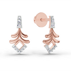0.10 Ct Earrings 14K - Rose Gold