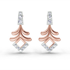 0.10 Ct Earrings 14K - Rose Gold
