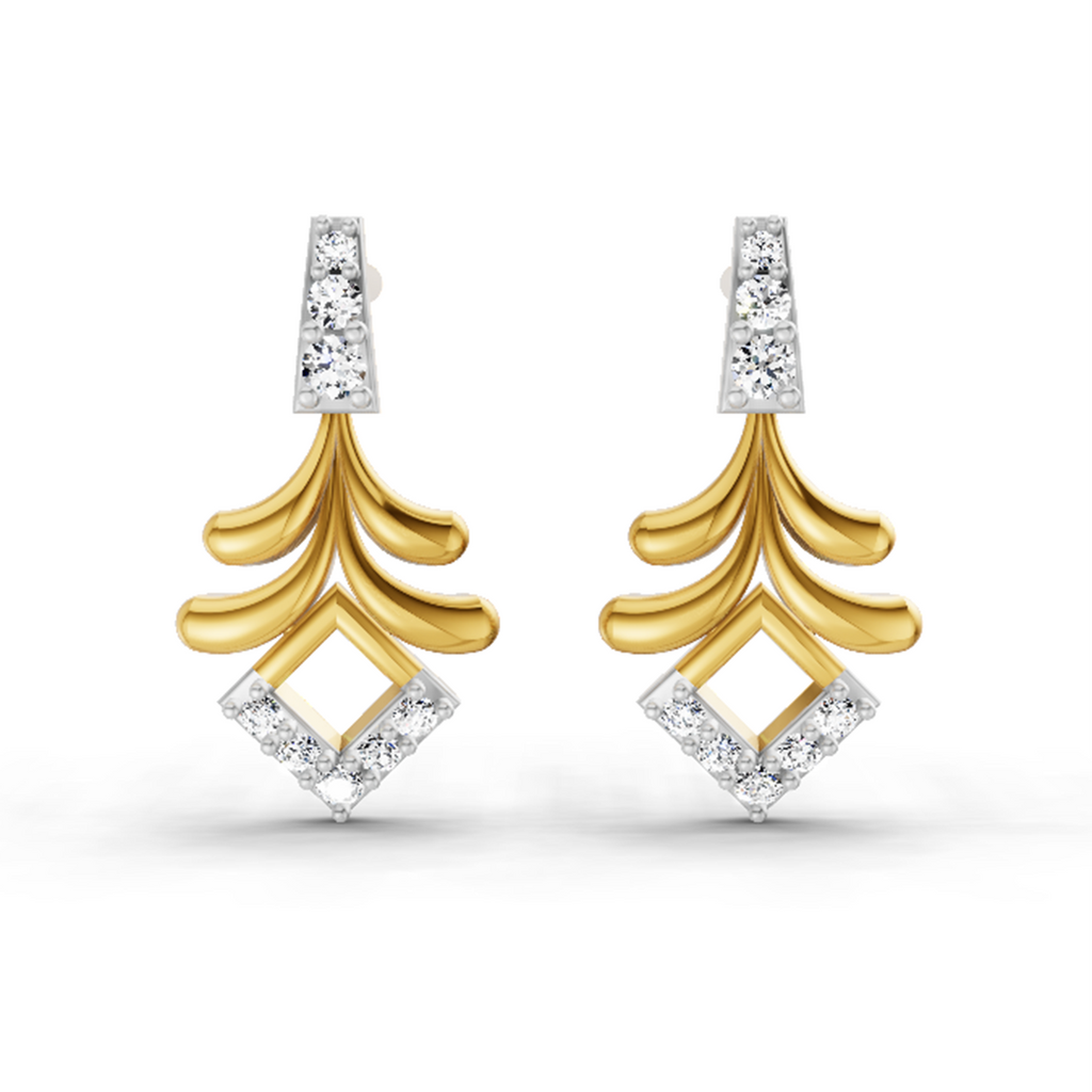 0.10 Ct Earrings 14K