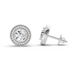 1.40 Ct Earrings 14K - White Gold