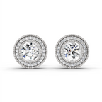 1.40 Ct Earrings 14K - White Gold