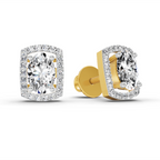 1.22 Ct Oval Shape Earrings 14K