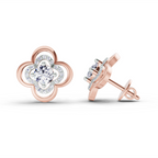 0.65 Carat Round Fashion Earrings 14K - Rose Gold