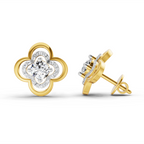 0.65 Carat Round Fashion Earrings 14K