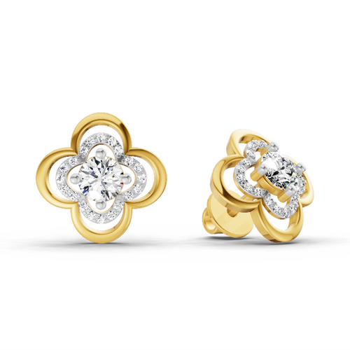 0.65 Carat Round Fashion Earrings 14K