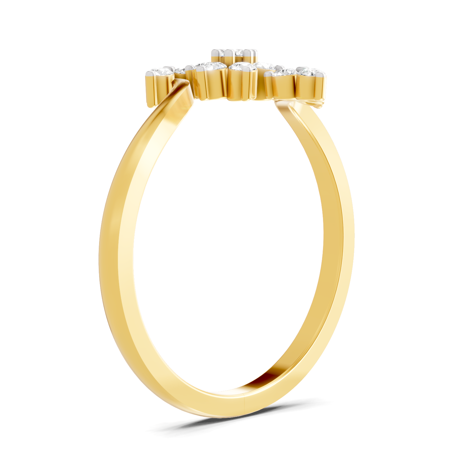Ethereal Floral Diamond Ring