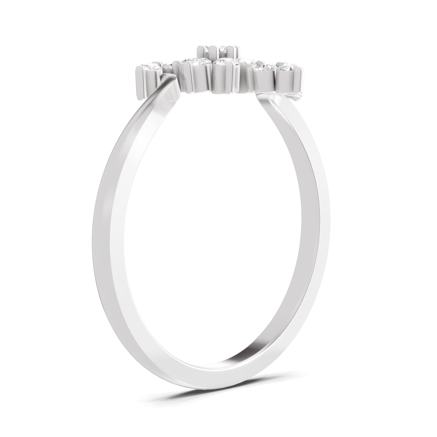 Ethereal Floral Diamond Ring