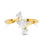 Ethereal Floral Diamond Ring