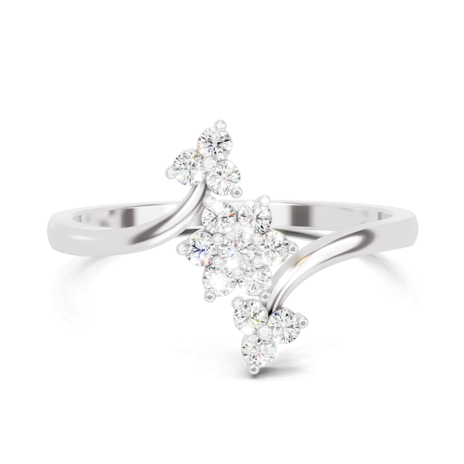 Ethereal Floral Diamond Ring