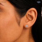 Arias by Lara Radiant Sunburst Diamond Cluster Studs