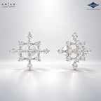 Arias by Lara Celestial Compass Diamond Cluster Stud Earrings