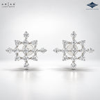 Arias by Lara Celestial Compass Diamond Cluster Stud Earrings