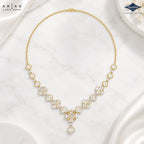 Arias by Lara Quatrefoil Openwork Diamond Link Necklace