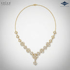 Arias by Lara Quatrefoil Openwork Diamond Link Necklace