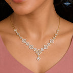 Arias by Lara Quatrefoil Openwork Diamond Link Necklace