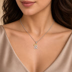 Arias by Lara Dutta Elegant Crowned Alphabet R Diamond Pendant