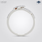 Arias by Lara Dutta Infinity Loop Diamond Statement Ring