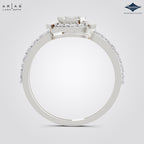 Arias by Lara Dutta Round Floral Halo Ring