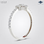 Arias by Lara Dutta Floral Cluster Halo Ring