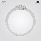 Arias by Lara Dutta Floral Cluster Halo Ring