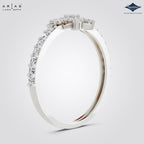 Arias by Lara Dutta Floral Statement Cluster Ring