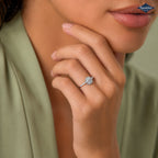 Arias by Lara Dutta Floral Statement Cluster Ring